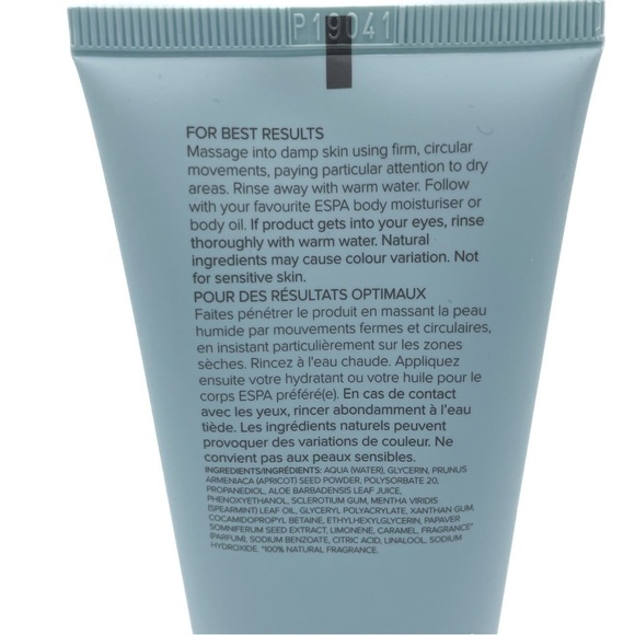 ESPA Exfoliating Body Polish w/ Apricot Seed Kernels, Spearmint & Aloe V… - Picture 3 of 3